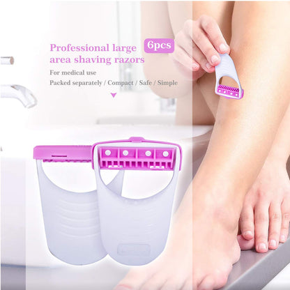 1236 Disposable Body Skin Hair Removal Razor for Women – Pack of 6 DeoDap