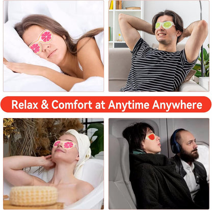 AM7565 Mirale Fruit-Themed Cooling Gel Eye Mask for Sleeping & Relaxation (1-Pcs)