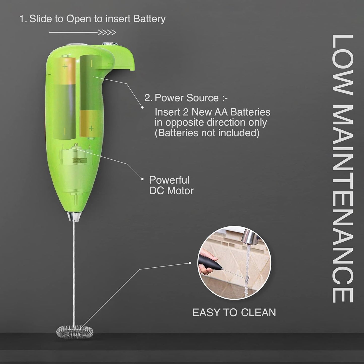 AM6353 Hand blender & mixer Coffee beater