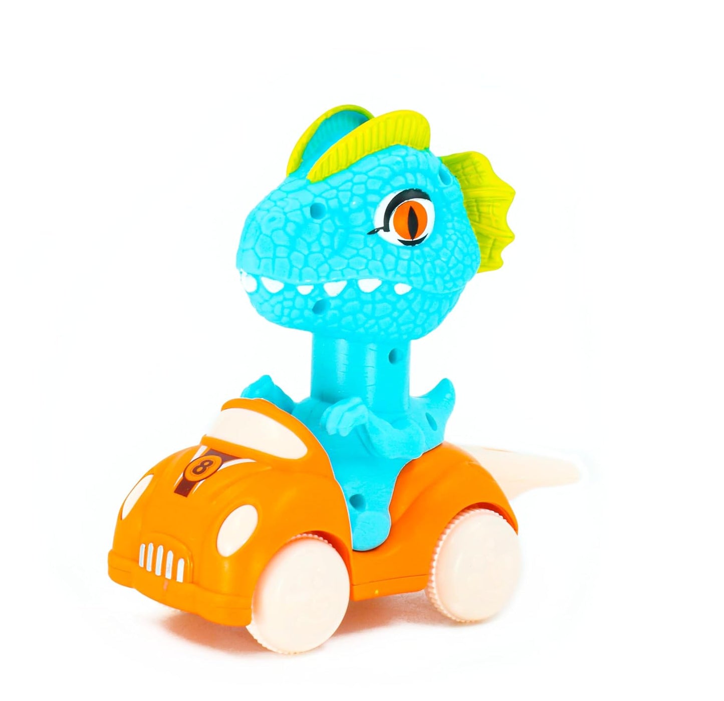 A06482 Press & Go Dinosaur Toy Cars with Whistle Sound