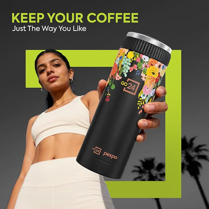 AM6818 Go24 pexpo Stainless Steel Vacuum Insulated Coffee Mug - 500ml