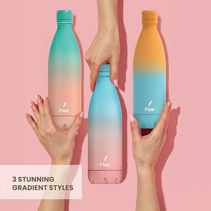 AM3002 Flair Pop & Pastel SS 304 vacuum Insulated Bottle 1000ml Stainless Steel (1 Piece)