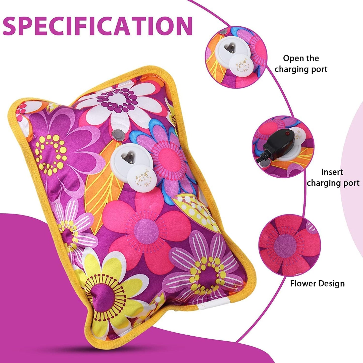 AM6358 Hot Water Bag Electric Heating Pad