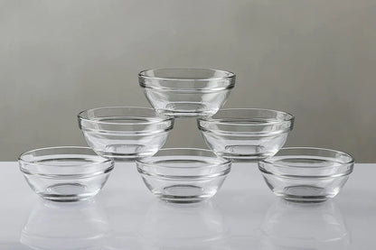 AM3023 Sauce Glass Bowls Small Dipping Bowls Side Dishes for Snack Sushi Fruit Appetizer Dessert Set Of 1 Piece