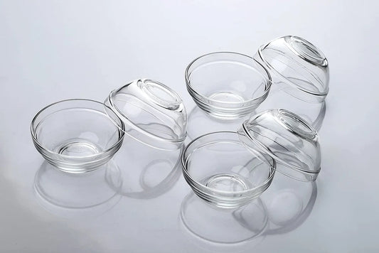 AM3023 Sauce Glass Bowls Small Dipping Bowls Side Dishes for Snack Sushi Fruit Appetizer Dessert Set Of 1 Piece