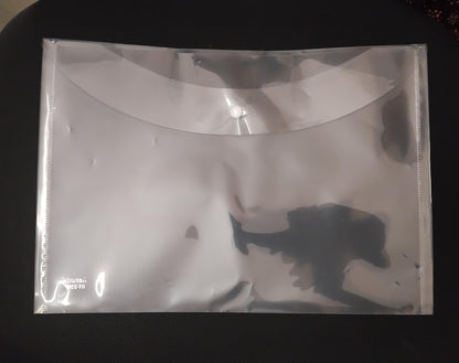 AM3528 Aerotix Document Button Bag Folder Transparent (1pcs) - (Code : 230P)