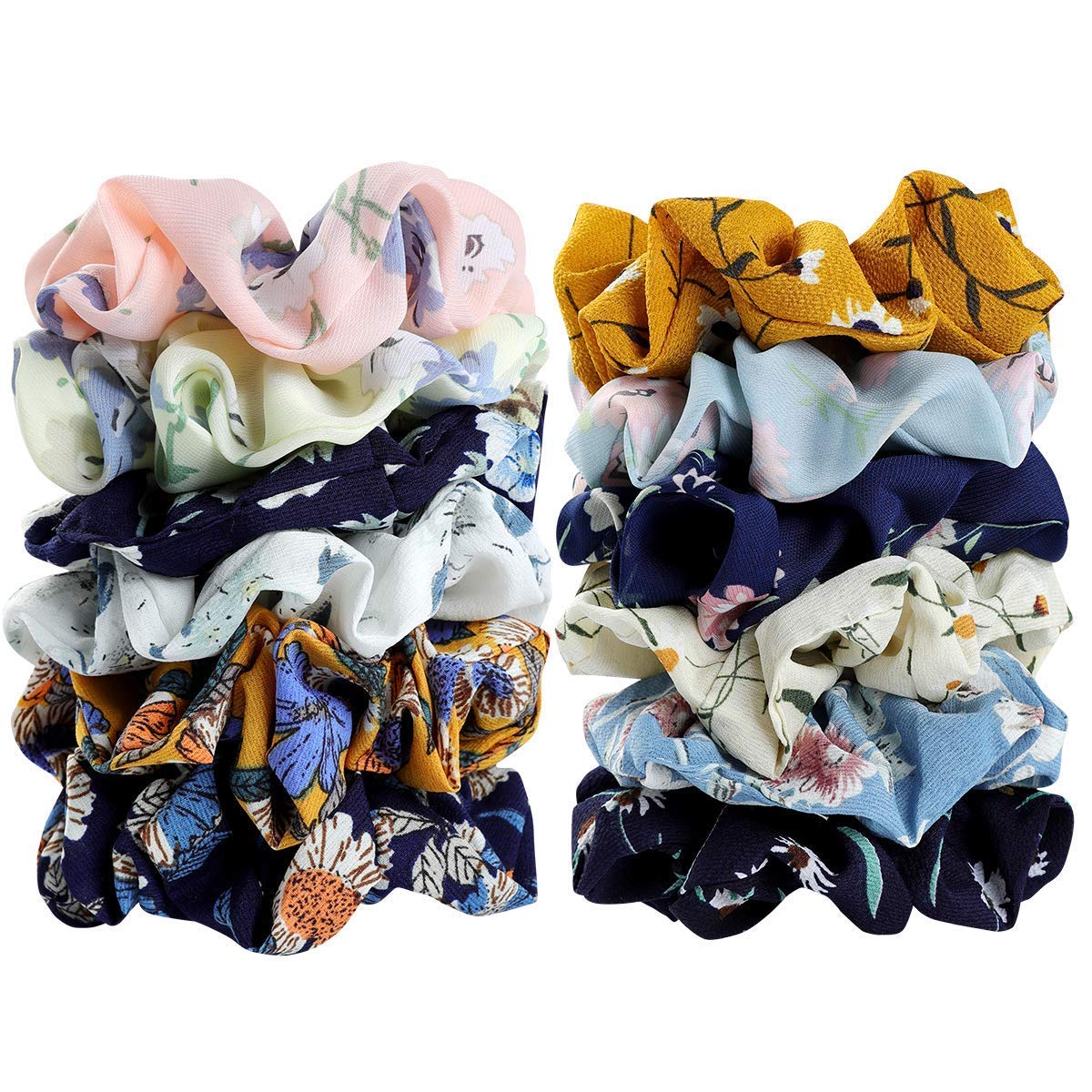 AM1027 Luxury Satin Scrunchies for Women & Girls
