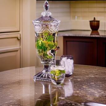 AM3722 Crystal Glass Beverage Dispenser with Tap 1 Pcs