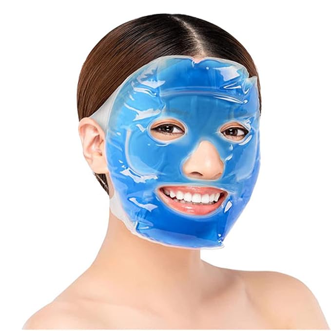 AM7650 Cooling ice Relaxing Face Gel Mask for Cool therapy and Glowing Skin