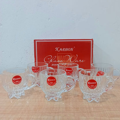 AM5978 Glass Tea Cups – 94 ml – Set of 6