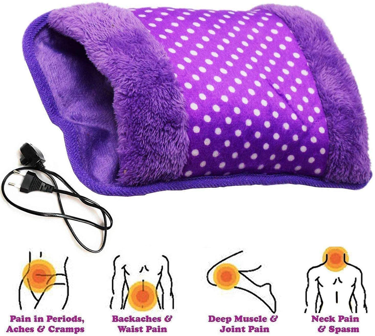 0381 Velvet Electric Pain Relief Heating Gel Pad