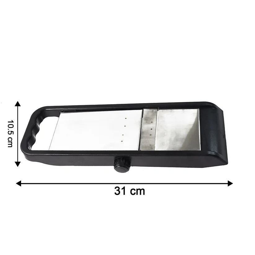 8120 Supermom Adjustable Plastic Slicer, 1-Piece, Black / Silver