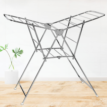 AM5612 NFDP Butterfly Single Stainless Steel Foldable Wing Style Cloth Dryer/Clothes Drying Stand