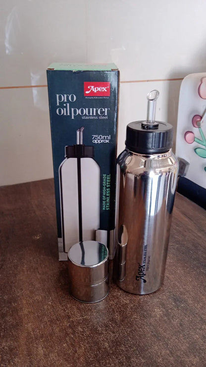 11542 Apex Pro Stainless Steel Oil Pourer – 750ml (1 Pc)