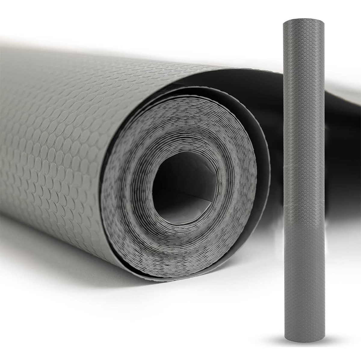AM6348 Anti Slip Mat for Fridge, Kitchen Drawer mat (Grey) 45x500 cm