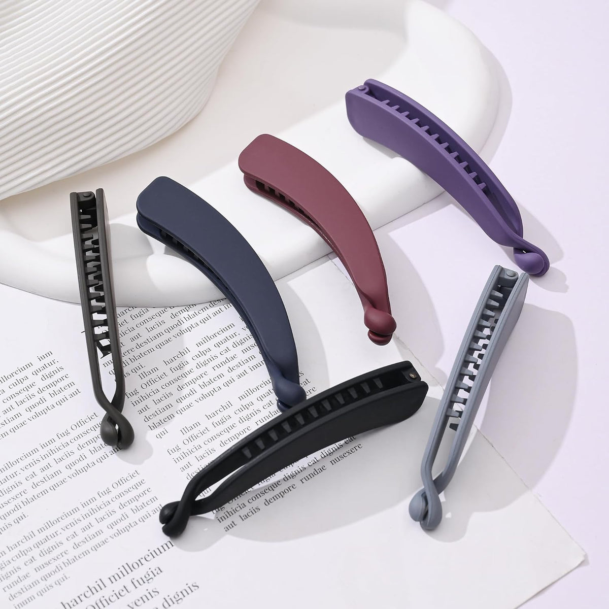 AM1033 Large Banana Hair Clip 1 Pack