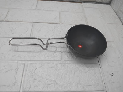 AM3581 SS Tadka Pan Gas StoveTop Compatible For Kitchen Size 10cm