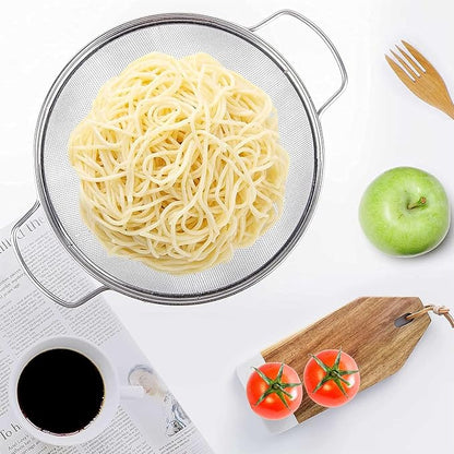 TM0214 Stainless Steel Wire Mesh Filter Colander Mesh Basket
