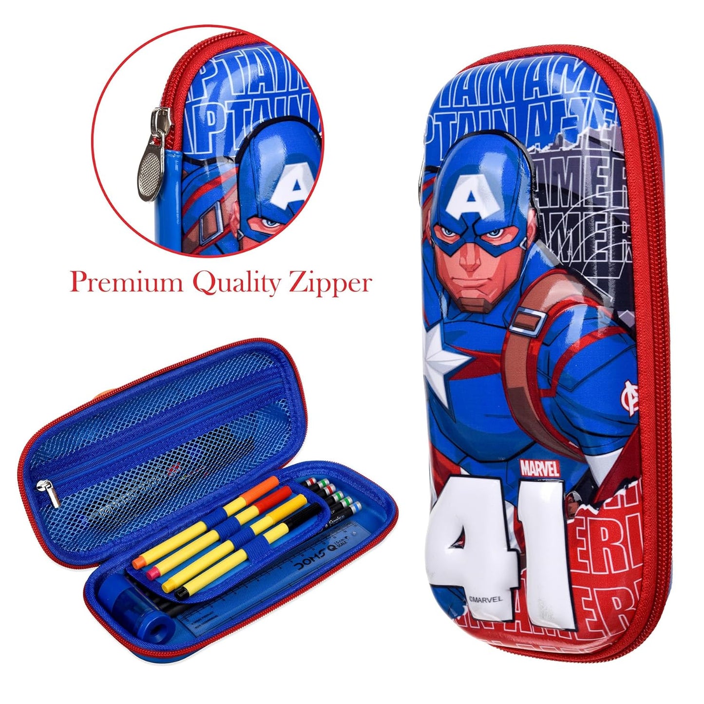 AM7811 Premium Eva Hardtop Pencil Case With Multi Design Characters For School And stationery