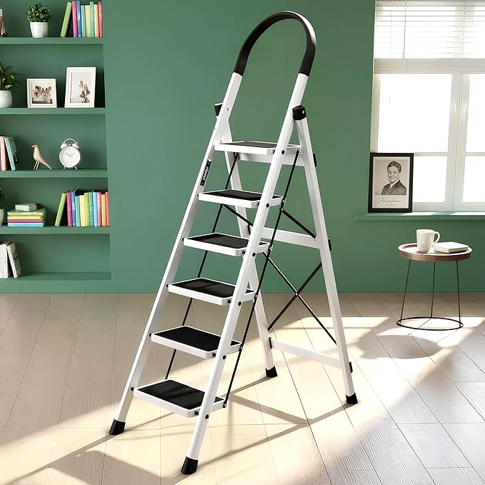 AM7014 Foldable Ladder for Home 6 Steps