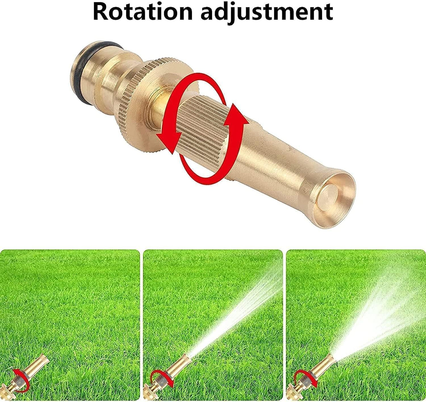 AM6922 Premium Solid Brass High-Pressure Water Spray Gun