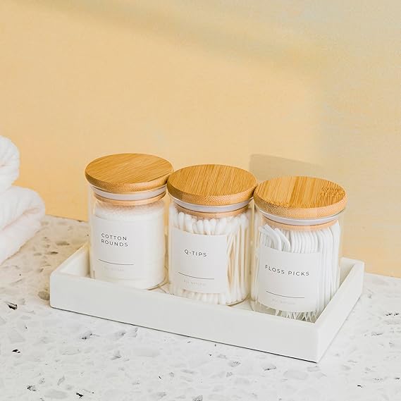 AM3727 Borosilicate Round Containers With Airtight Bamboo Wooden Lids