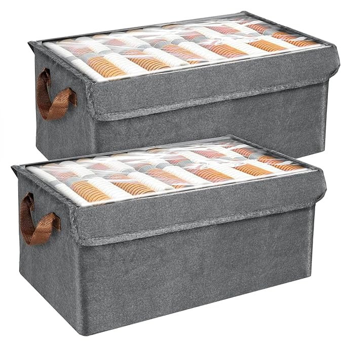 3528 Foldable Storage Baskets with Handles