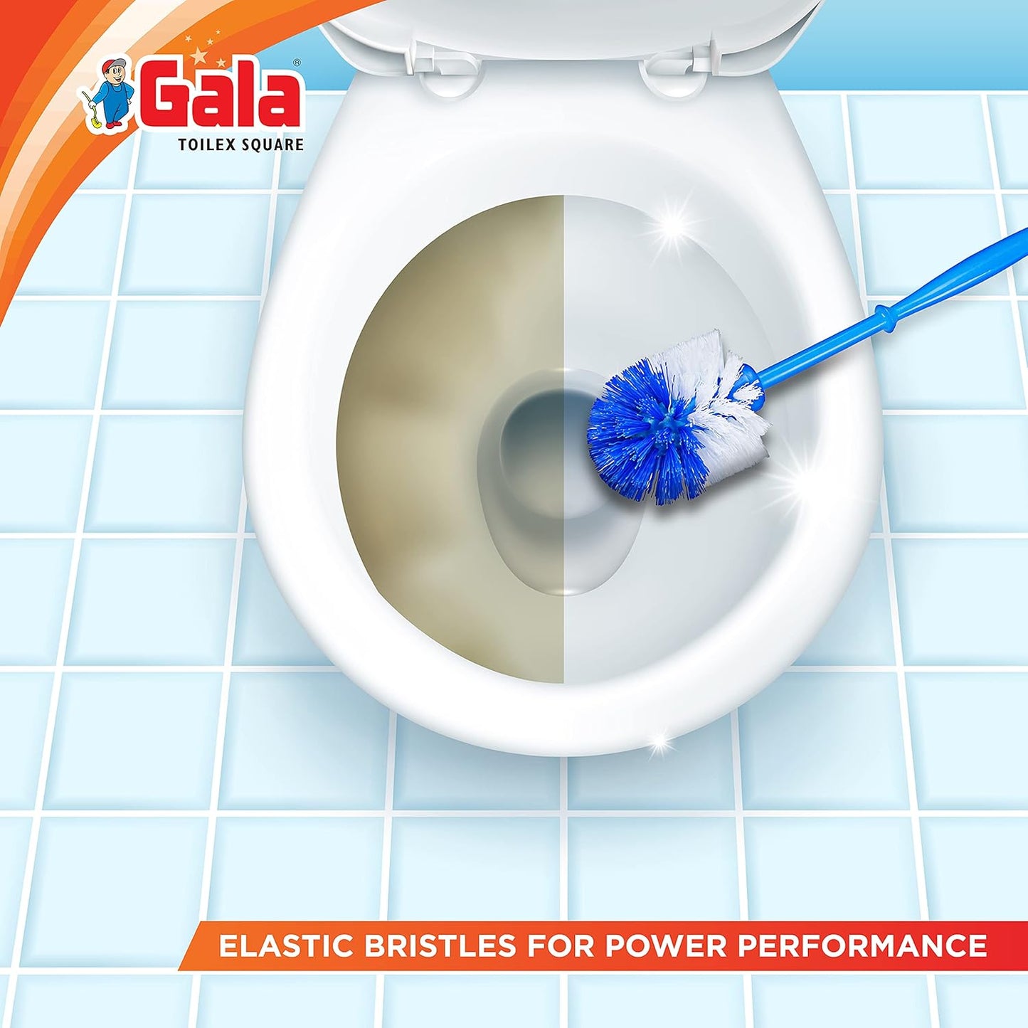 AM3369 Gala Toilet Brush With Container