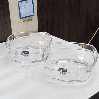 AM3737 Shine Max The Precious Series Square 1150ml Glass Bowl Set of 2 (SMB2015)-LXW132-4
