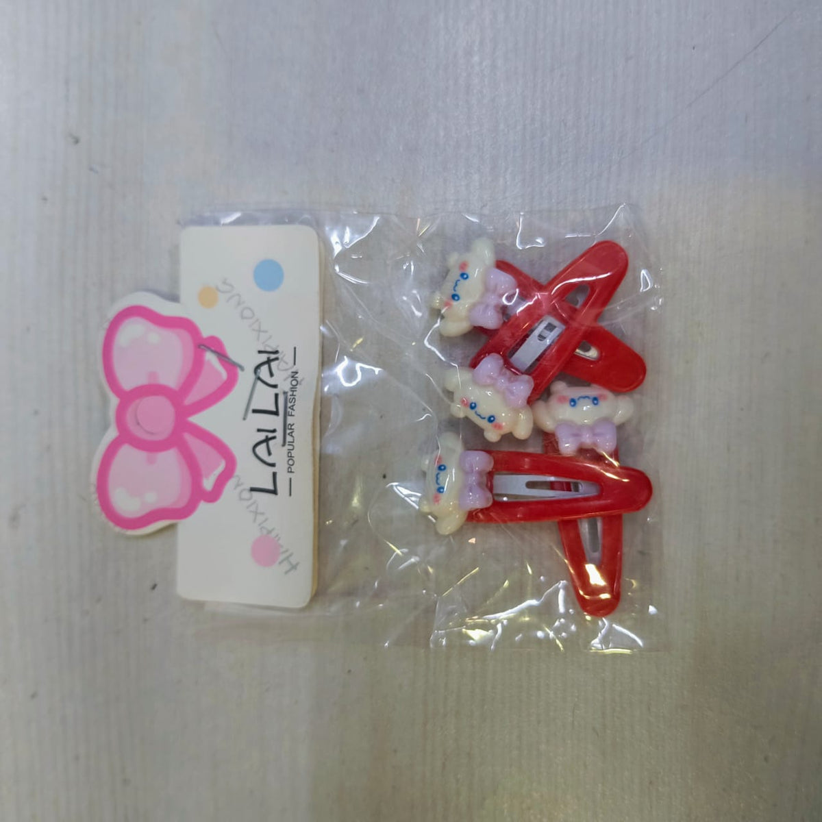 AM1276 Beautiful Mini Multipal Shape Hair Clutcher Hair Claw Clips for Baby Girls - 4pcs