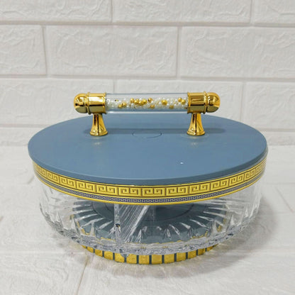 Di0187 Rishabh S Class Revolve Multipurpose Acrylic Candy & Dry Fruit Box