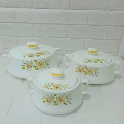 Di0288 Rishabh Stallion 3-Piece Insulated Hot Pot Casserole Set