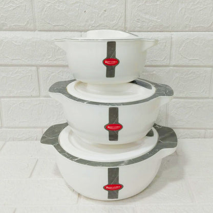 Di0275 Rishabh Sigma Marbella Insulated Casserole Set – 3 Pcs