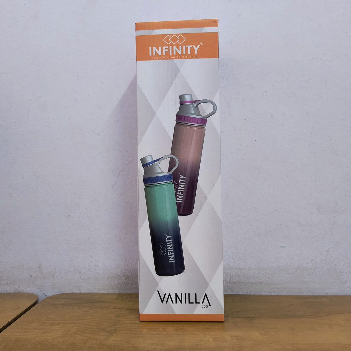 AM5119 Infinity Vanilla 750 Double Wall Insulated Steel Bottle 750ml