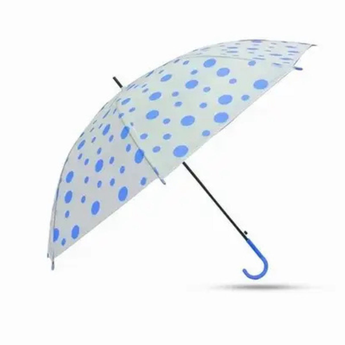AM5494 Transparent Clear Polka-Dot Lightweight, Porable & Anti-UV Umbrella Multicolour 1 pc
