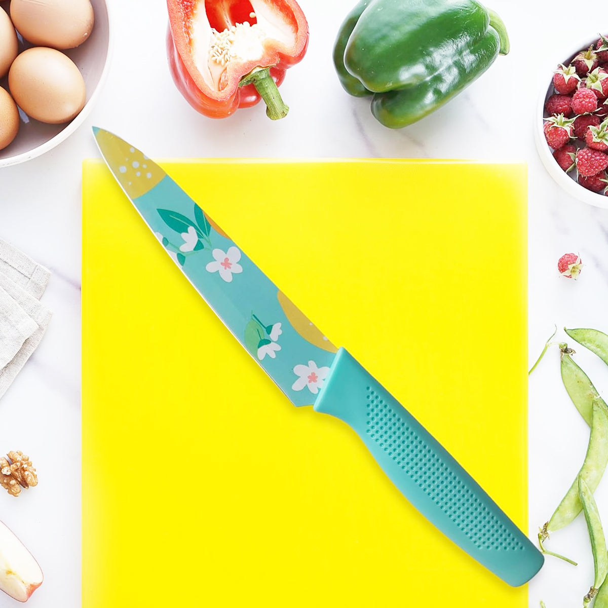 AM5669 Stainless Steel Small Knife Color Printed , Chef's & Cleaver Kitchen Knife