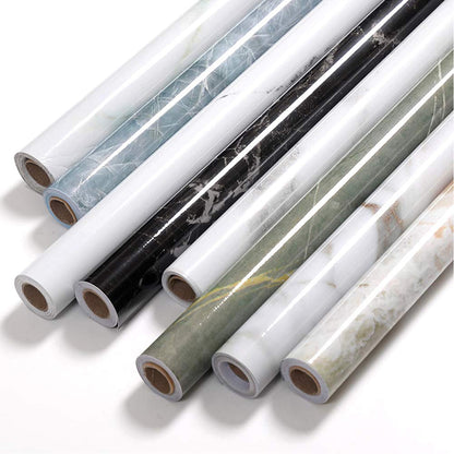 AM5867 Multi-Design Marble Foil Kitchen Stickers (60CM X 2M) - 1 Piece