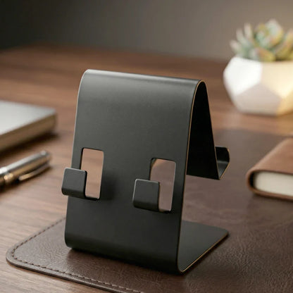 22995 Metal Mobile Phone & Tablet Stand (1 Pc, Black Color)