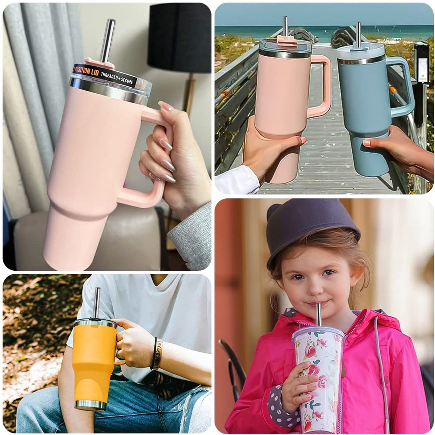 AM7492 Stainless Steel Straws & Brush