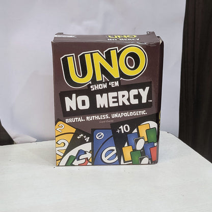 3116 UNO Show 'Em No Mercy Card Game | Ruthless & Unapologetic Fun for Adults, Kids & Family Night - Ideal for Parties, Game Nights & Travel