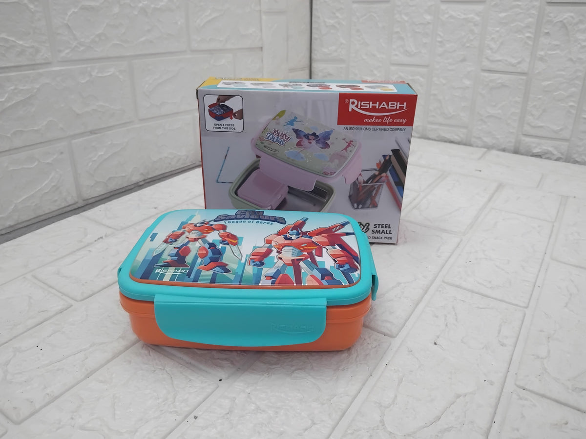 AM3650 Rishabh Nutri Steel Small Lunch Box Set of 1 Pcs