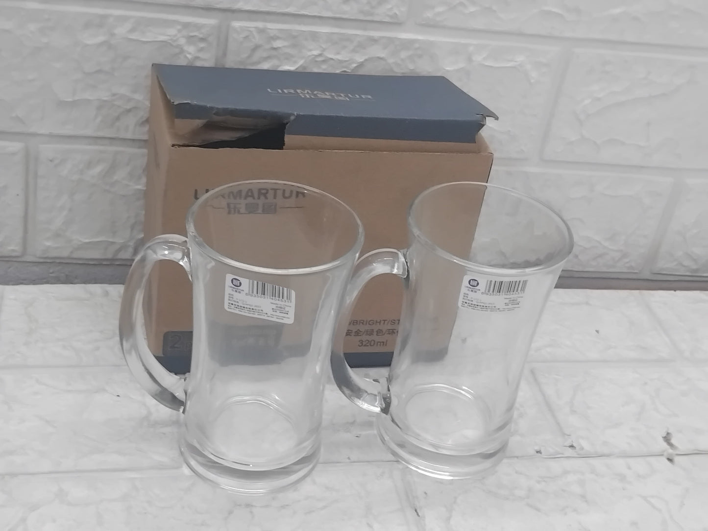 AM3758 Lirmartur Glass Tea Cup Set Of 2