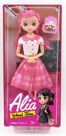A06634 Alia "School Time" Fashion Doll with Mini Backpack Accessory (Assorted Colors) (Item No : 9094)