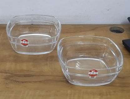 AM3737 Shine Max The Precious Series Square 1150ml Glass Bowl Set of 2 (SMB2015)-LXW132-4