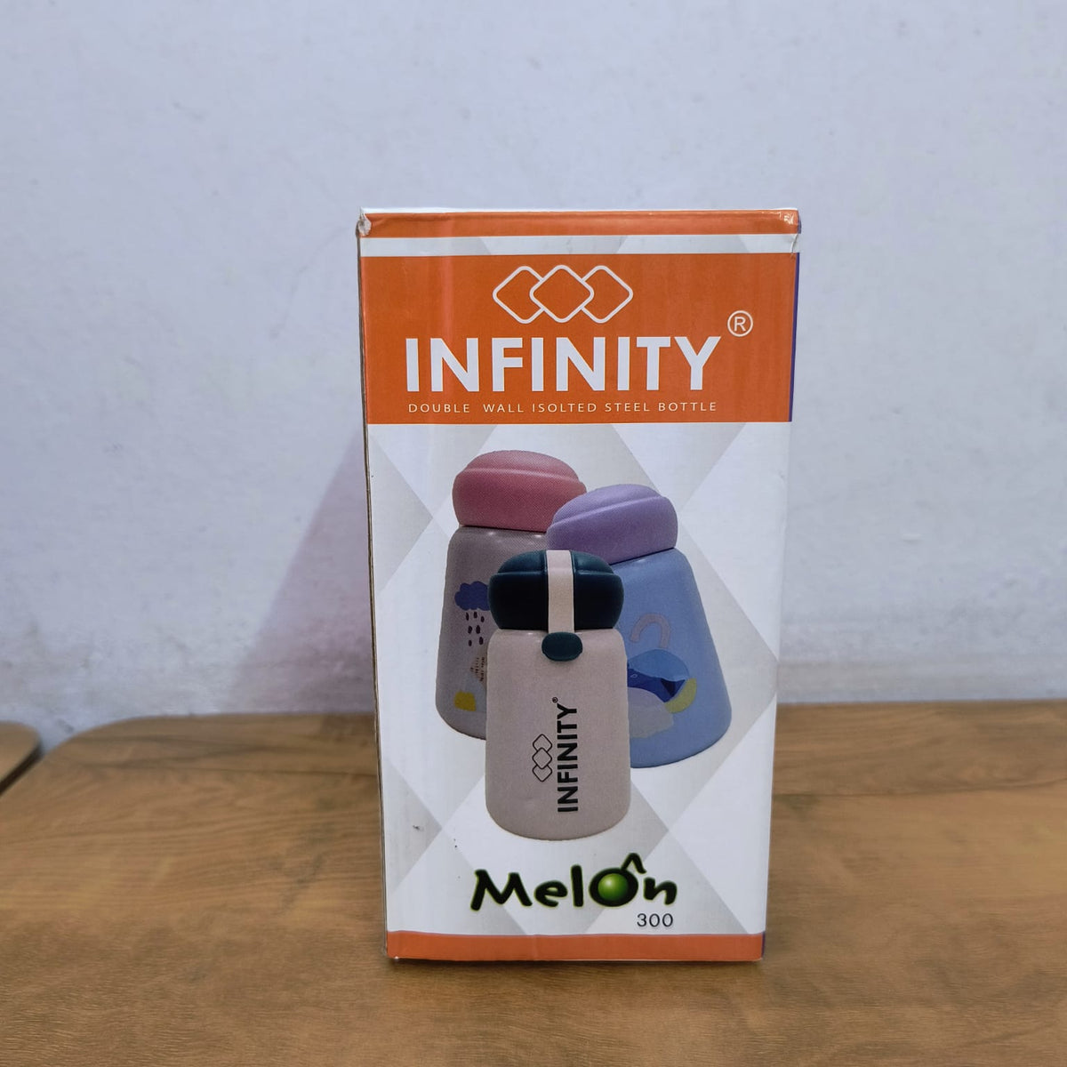 AM5118 Infinity Melon 300 Double Wall Insulated Steel Bottle 300ml