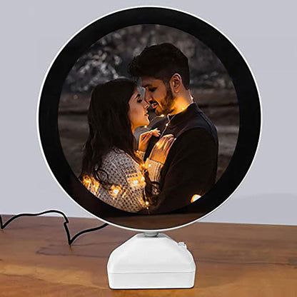 AM6267 Round Magic Mirror Photo Frame
