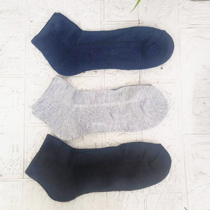 AM5027 Men's Cotton Ankle Socks (Pack of 3)