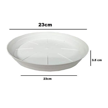 AM0933 Plastic Bottom Tray Plate 12 inch Round Plastic Pot