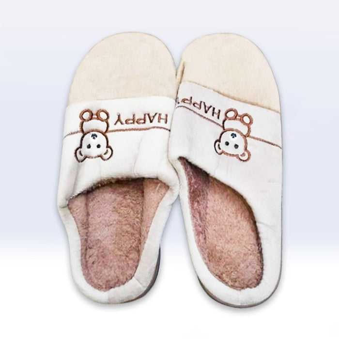 AM2429 Winter Cozy Plaid Slippers Men & Women Size- 44, 45  – Soft, Warm & Stylish -Multicolour