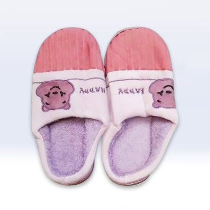 AM2430 Soft Fuzzy Comfort Slippers  Men & Women - Size- 40, 41 (Multicolour)